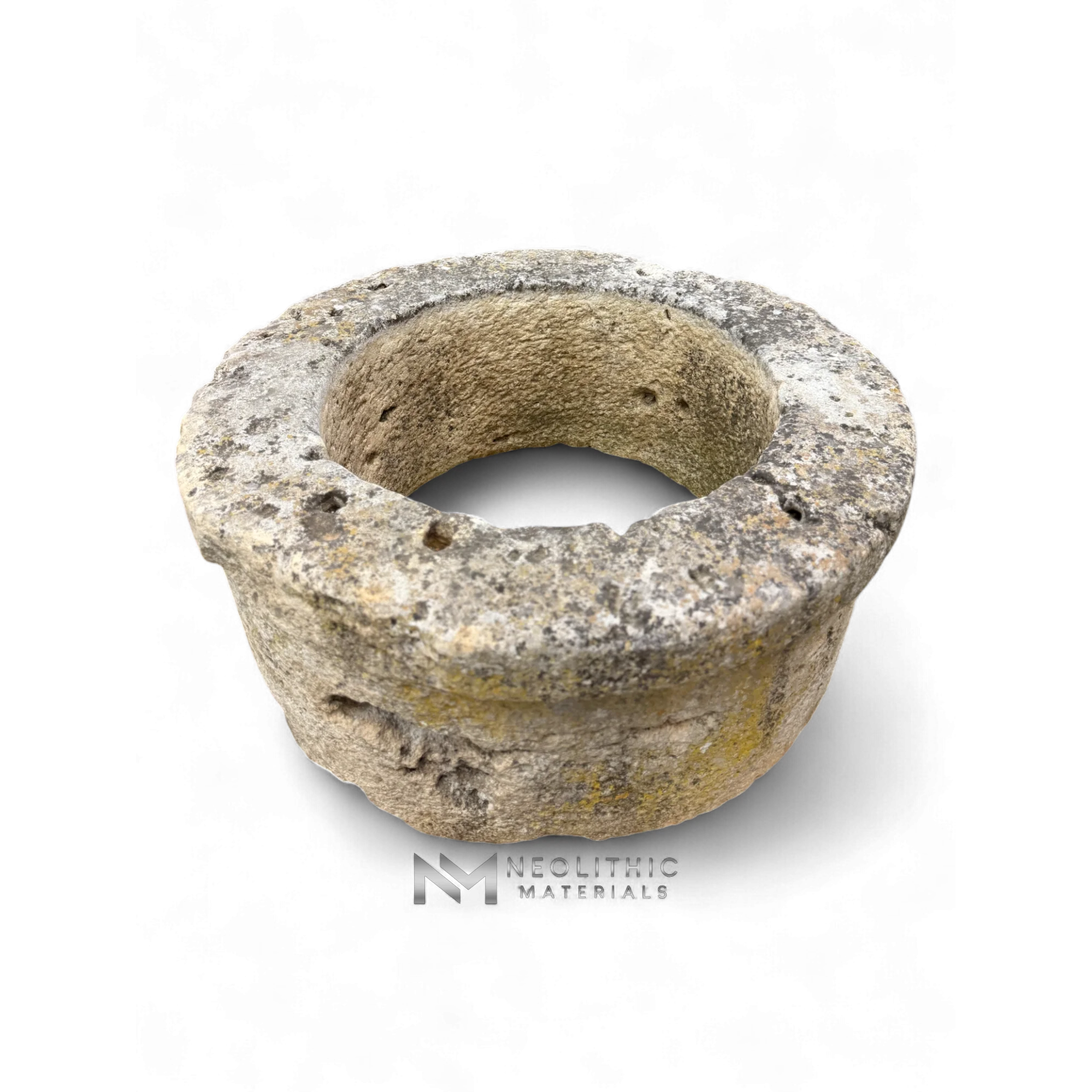 French Antique 18th Century Limestone Well Head